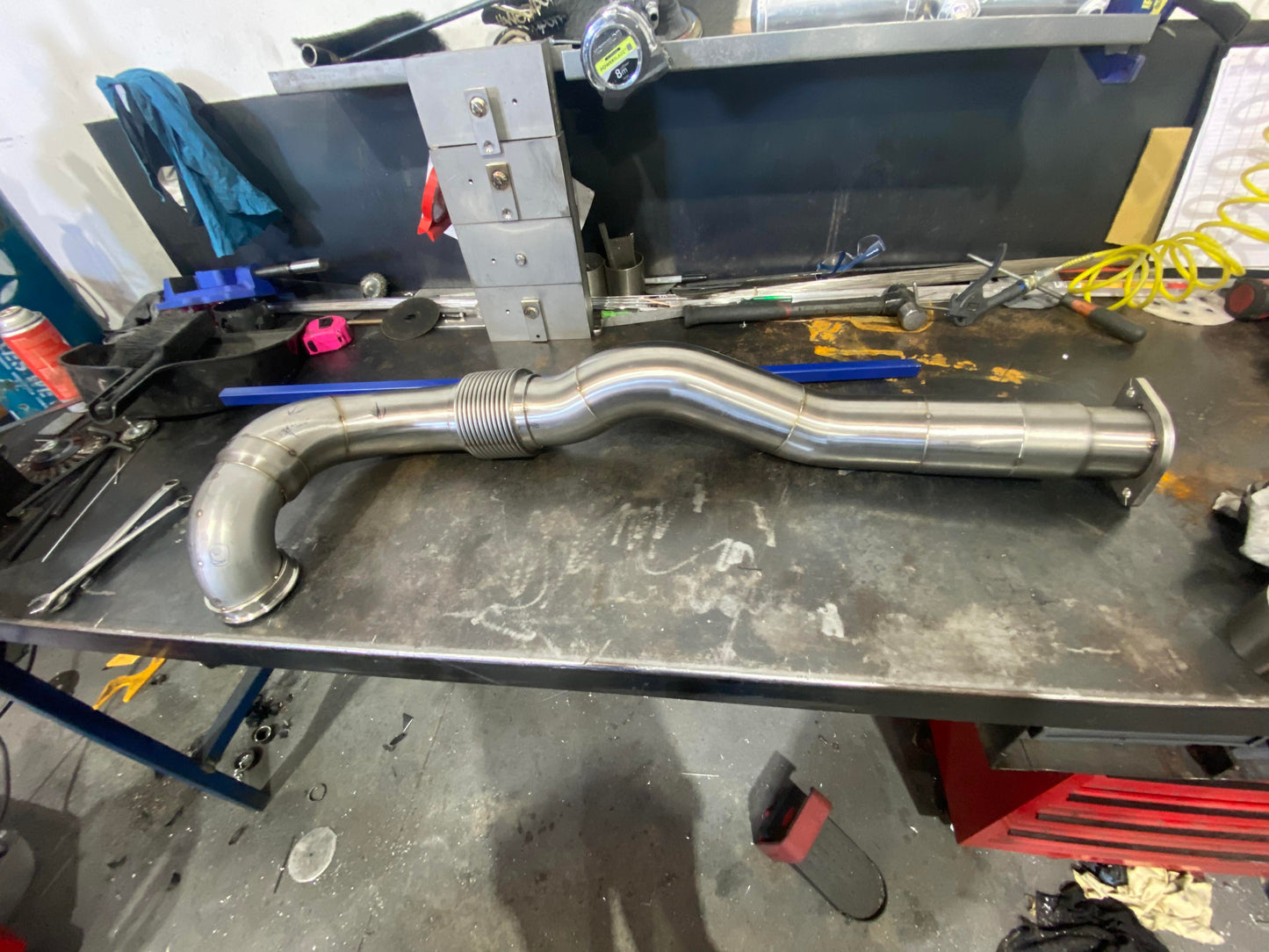 Evo 7-9 3.5" dump/front pipe suit artec manifold with g25-35