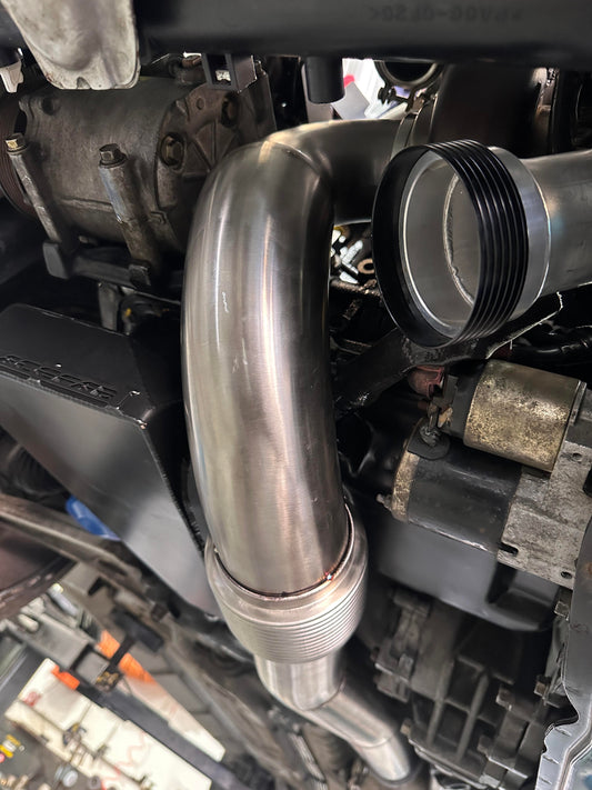 Evo 4-6 3.5" dump/front pipe suit artec manifold with g25-35 turbo