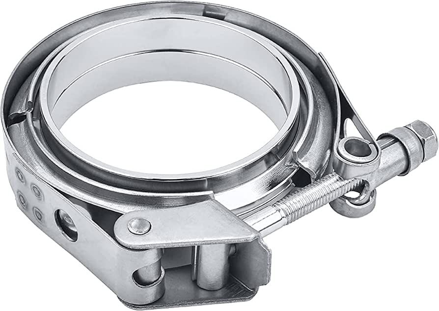 Stainless steel quick release vband clamp