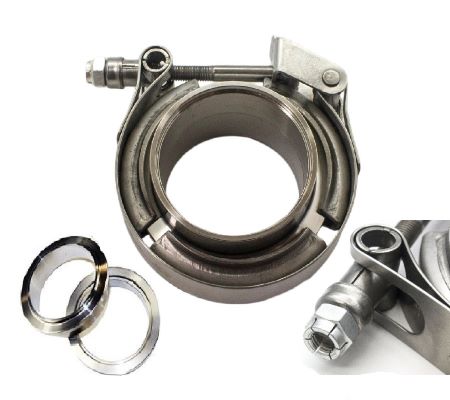 Stainless steel quick release vband clamp